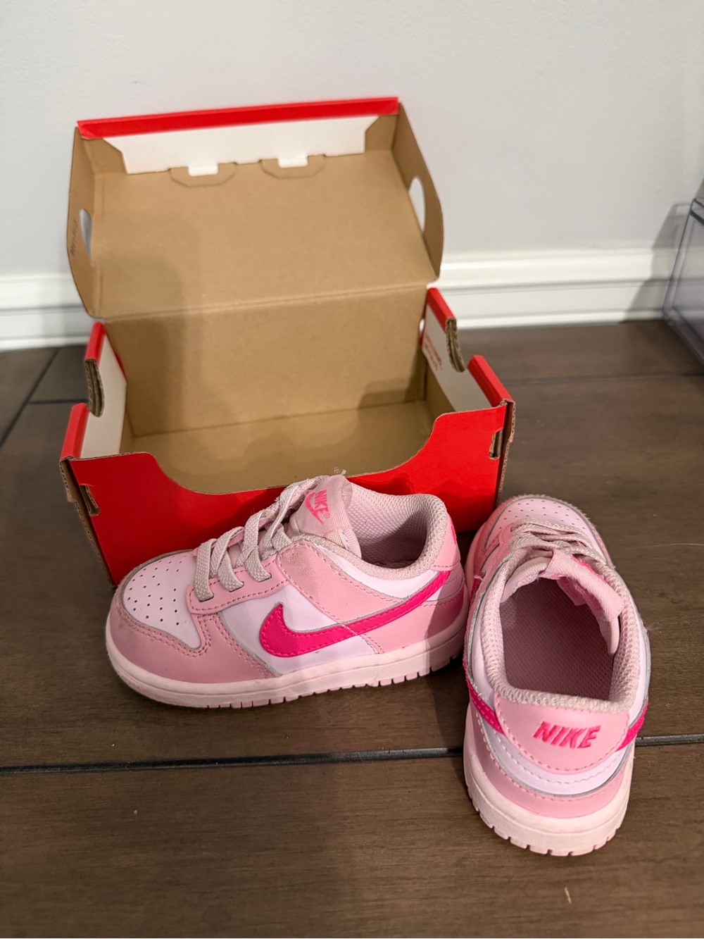 Nike Kids' Pink Low-Top Sneakers